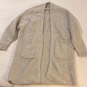 Anthropologie Moth Oversized Cable Cardigan